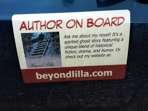 author on board sign