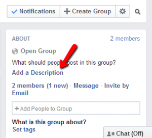 Create a Facebook group 13