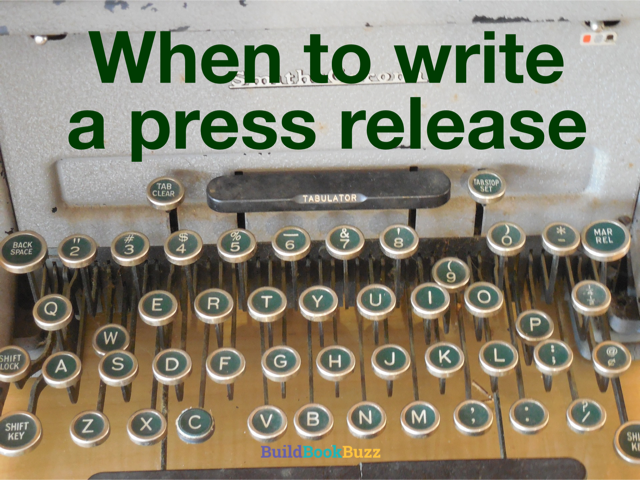 When to write a press release