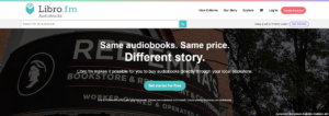 libro.fm site header